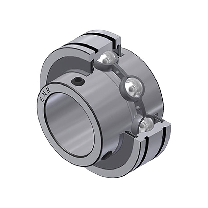 SNR CUC209-28 Imperial Full Width Grooved Parallel Outer Bearing Insert 1-3/4 inch Bore 85mm Outside Diameter with Grub Screws