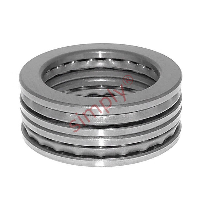 52312 Double Thrust Ball Bearing with Flat Seats 50x110x64mm