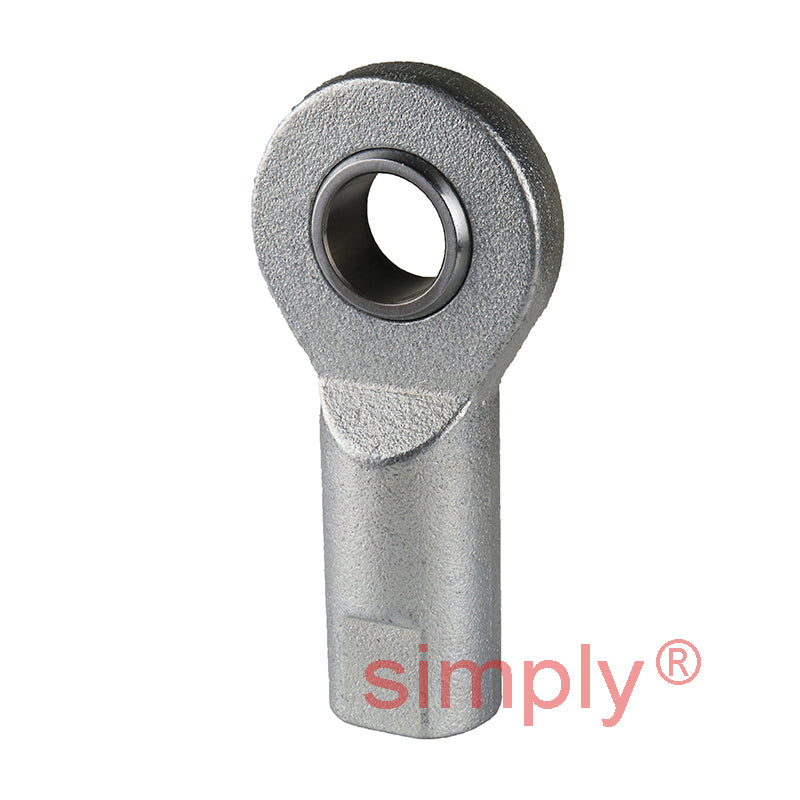 Durbal EF10-20-502 Maintenance Free Left Hand Metric Steel / PTFE Lined Female Rod End M10 Thread