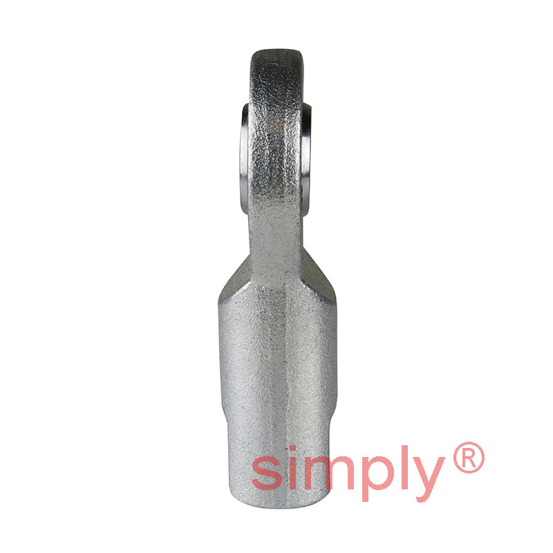 Durbal EF17-20-502 Maintenance Free Left Hand Metric Steel / PTFE Lined Female Rod End M16 Thread