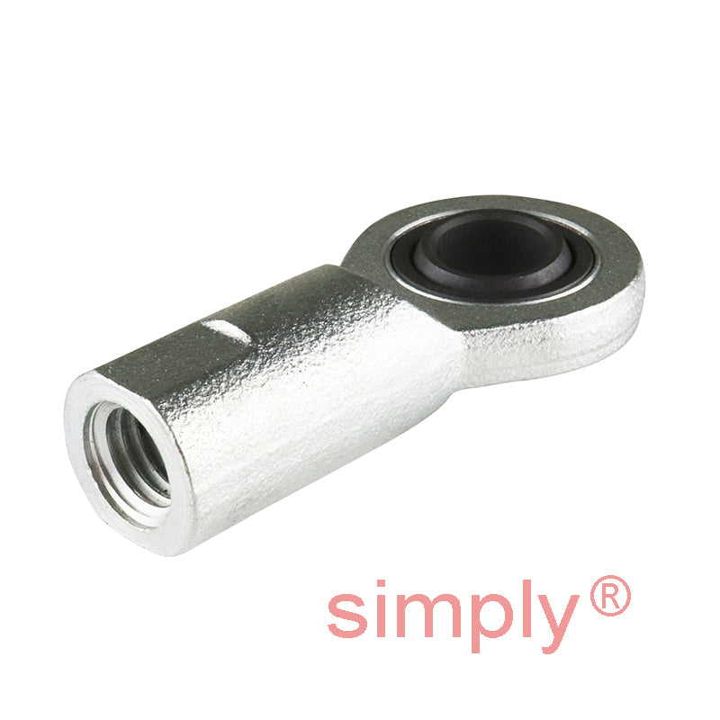 Durbal EFN40-20-502 Maintenance Required Left Hand Metric Steel Female Rod End M42x3 Thread