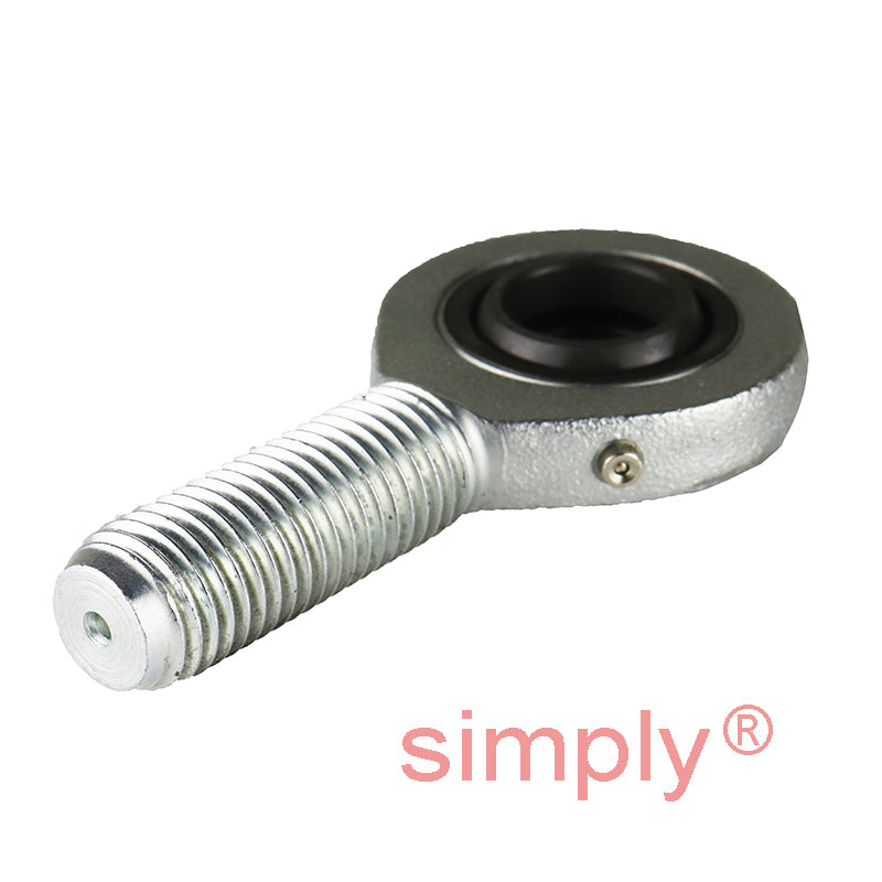 Durbal EMN35-20-501 Maintenance Required Right Hand Metric Steel Male Rod End M36x3 Thread