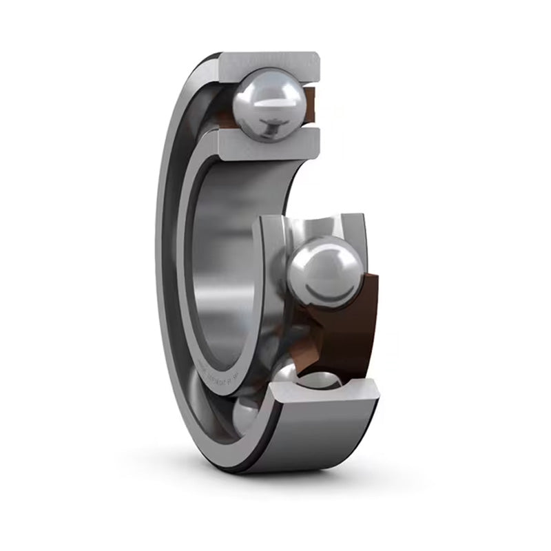 SKF 6205ETN9C3 Open Deep Groove Ball Bearing with Glass Fibre Reinforced Polyamide Cage 25x52x15mm