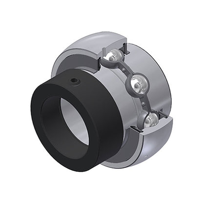 SNR EX208G2 Metric Full Width Spherical Outer Bearing Insert 40mm Bore 80mm Outside Diameter with Eccentric Collar