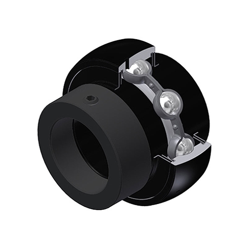 SNR EX212-39G2T20 Imperial Full Width Spherical Outer High Temp Bearing Insert 2-7/16 inch Bore 110mm Outside Diameter with Eccentric Collar - Allow 2-3 Days