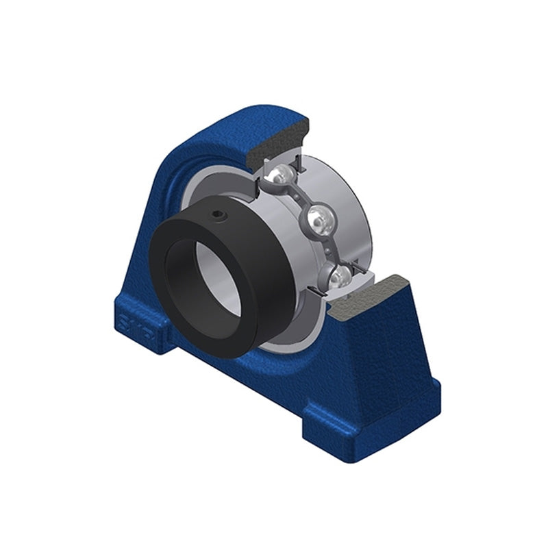 SNR EXPAE211 Threaded Base Small Footprint Metric Pillow / Plummer Block Housing with Eccentric Collar Insert 55mm Bore - Allow 2-3 Days