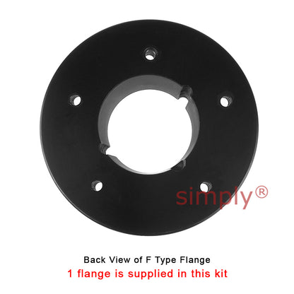 Major Branded F70F/F70B Inner Facing Taper Bore/Pilot Bored Type Tyre Drive Coupling Assembly with Natural Rubber Tyre