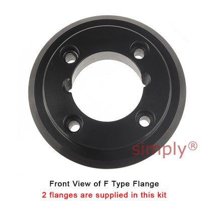 Major Branded F50F/F50F Inner Facing Taper Bores Type Tyre Drive Coupling Assembly with Natural Rubber Tyre