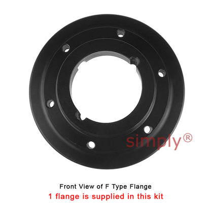 Major Branded F120H/F120F Inner/Outer Facing Taper Bores Type Tyre Drive Coupling Assembly with Natural Rubber Tyre