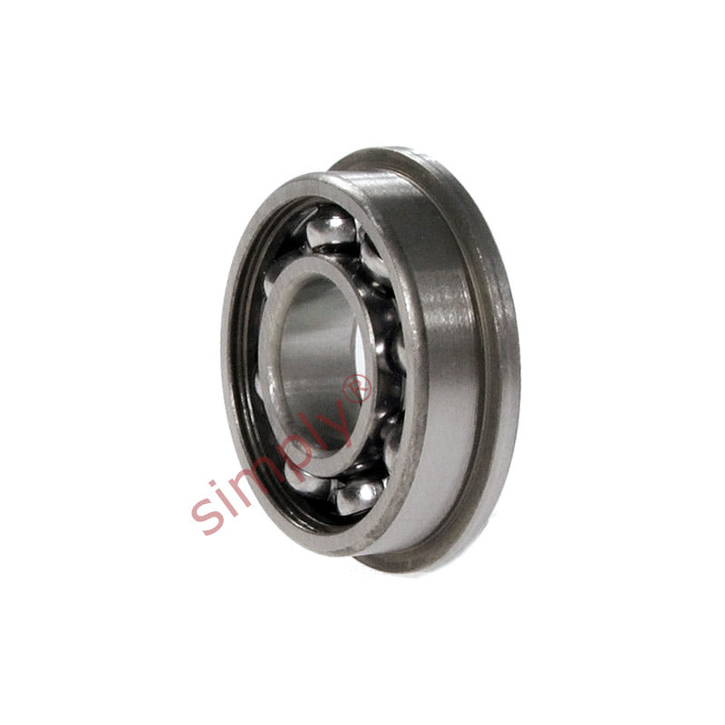 F602X Budget Open Flanged Deep Groove Ball Bearing 2.5x8x2.8mm