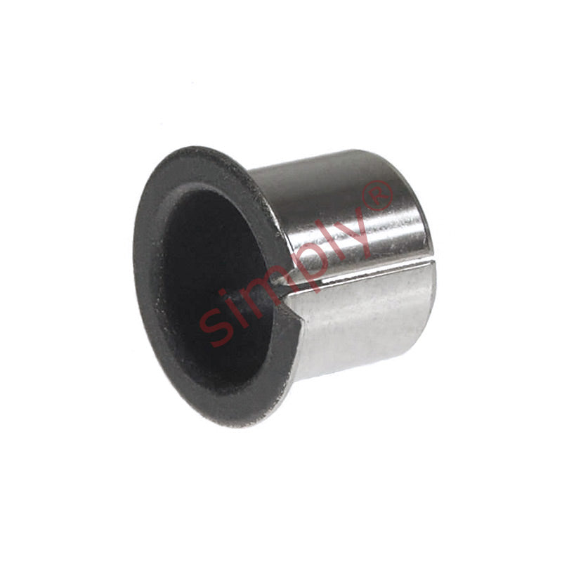 FMB0608DU Flanged Wrapped Steel Plain Backed Bush 6x8x8mm