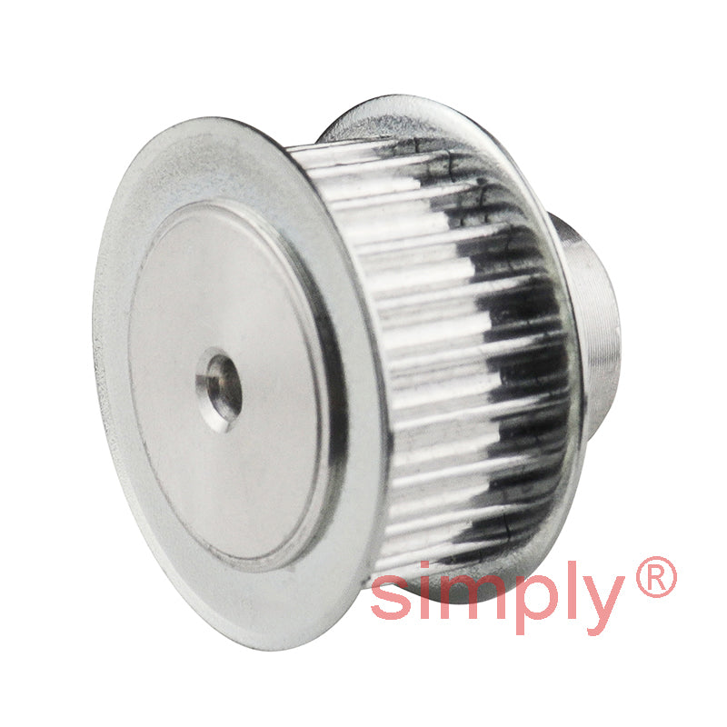 P14-3M-09F - 3mm Pitch 14 Tooth Flanged HTD Type Aluminium Timing Pulley for 9mm Wide Belts