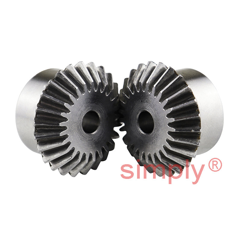 SBM30/32 Metric En8 Steel Mitre Gear (Set of 2) 32 Tooth 3.0 MOD 20 Deg Pressure Angle