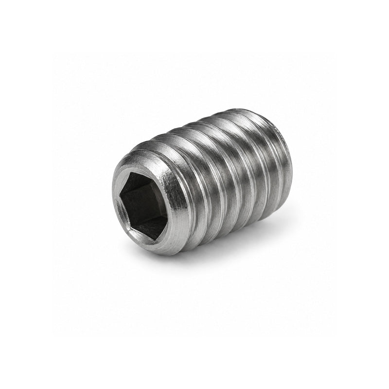M12x35 Metric Stainless Steel A4 Cup Point Grub Screw 35mm Length 1.75mm Pitch