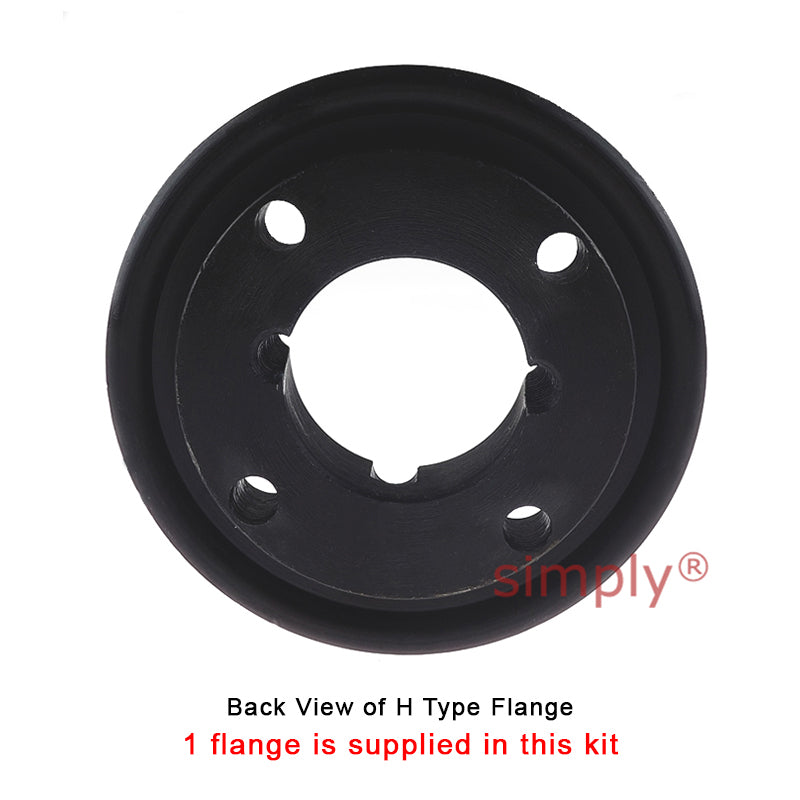 Major Branded F40H/F40F Inner/Outer Facing Taper Bores Type Tyre Drive Coupling Assembly with Fire Resistant Antistatic (F.R.A.S) Tyre
