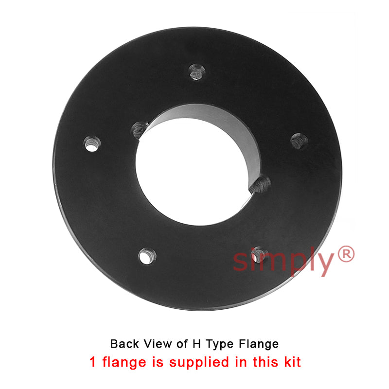 Major Branded F70H/F70F Inner/Outer Facing Taper Bores Type Tyre Drive Coupling Assembly with Natural Rubber Tyre