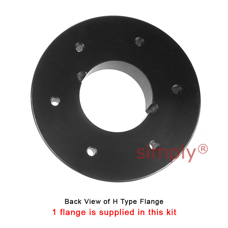Major Branded F90H/F90F Inner/Outer Facing Taper Bores Type Tyre Drive Coupling Assembly with Natural Rubber Tyre