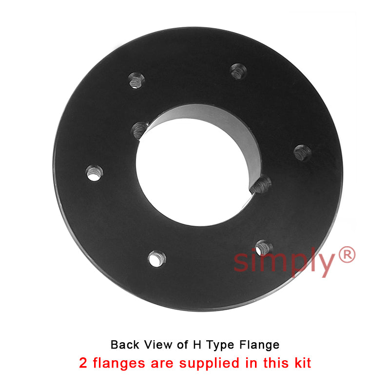 Major Branded F110H/F110H Outer Facing Taper Bores Type Tyre Drive Coupling Assembly with Fire Resistant Antistatic (F.R.A.S) Tyre