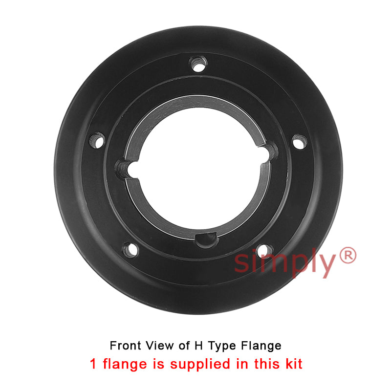 Major Branded F70H/F70F Inner/Outer Facing Taper Bores Type Tyre Drive Coupling Assembly with Natural Rubber Tyre