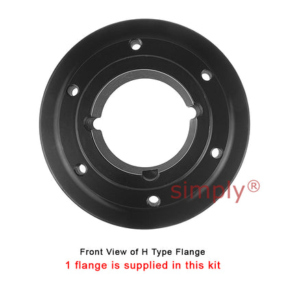 Major Branded F120H/F120F Inner/Outer Facing Taper Bores Type Tyre Drive Coupling Assembly with Natural Rubber Tyre