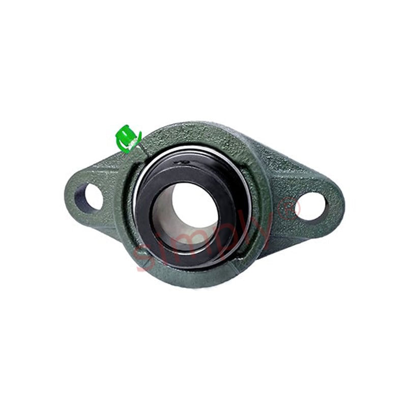 HCFL218-56 Imperial Two Bolt Cast Iron Oval Housing with 3-1/2 inch Eccentric Collar Insert