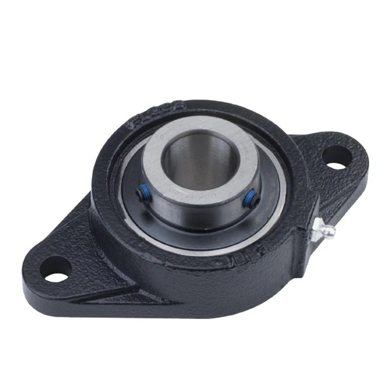 INA PCJT1-3/8 Two Bolt Cast Iron Oval Housing with Eccentric Collar Insert 1-3/8 inch Bore