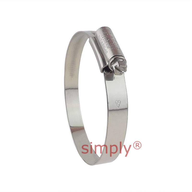 JCS HGJ45 316 Stainless Steel Hi-Grip Hose Clip Adjustment Range 35-45mm Band Width 13mm