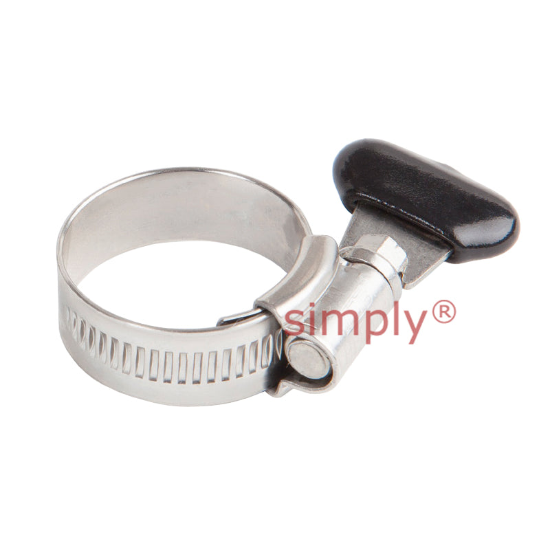 JCS WSZC30 Zinc Plated Steel Hi-Grip Wing Screw Adjustment Range 22-30mm Band Width 13mm