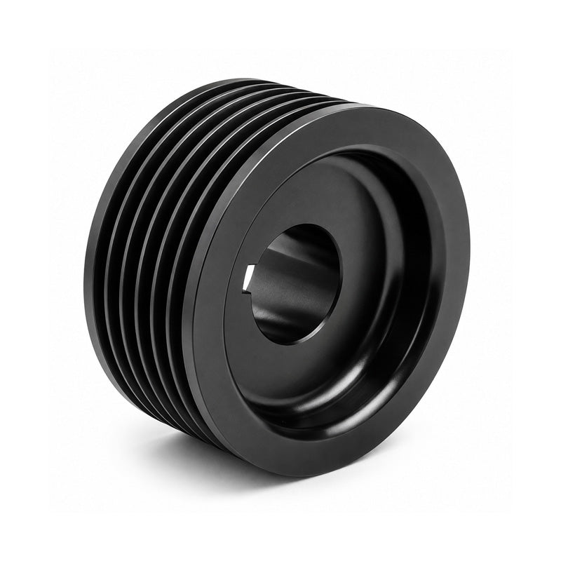 PowerDrive 112J08 Tapered Bore Polyvee Belt Pulley 112mm Pitch Diameter 8 Grooves - Allow 2-3 Days