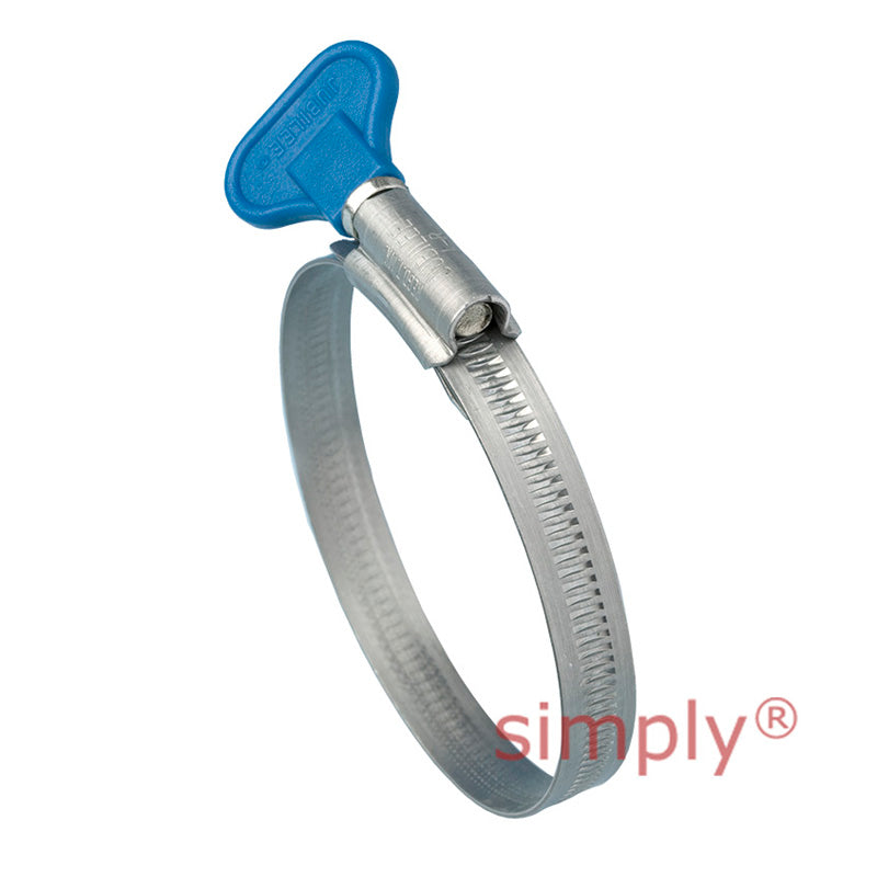WS020 Zinc Plated Steel Jubilee Wingspade Clip Adjustment Range 13mm-20mm Band Width 9.9mm