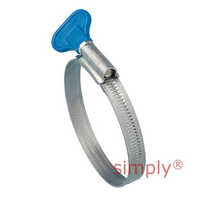 WS016 Zinc Plated Steel Jubilee Wingspade Clip Adjustment Range 11mm-16mm Band Width 9.9mm
