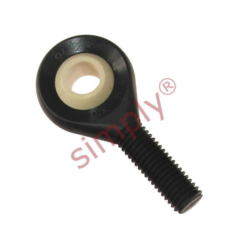 igubal KARM06CLR Right Hand Male Plastic Rod End 6mm Bore M6 Thread  - Allow 2-3 Days