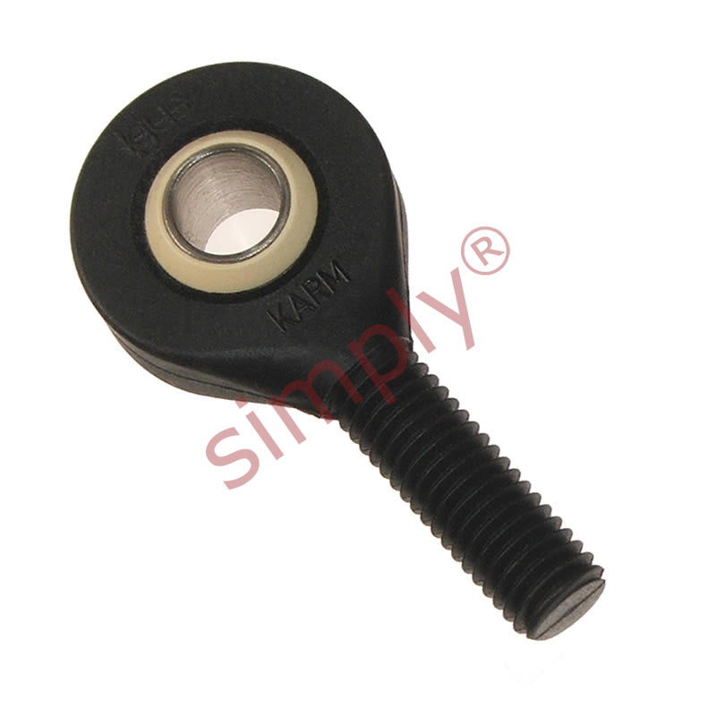 igubal KARM14MH Right Hand Male Plastic Rod End 14mm Bore M14 Thread with Metal Insert