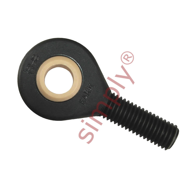 igubal KALM20 Left Hand Male Plastic Rod End 20mm Bore M20x1.5 Thread