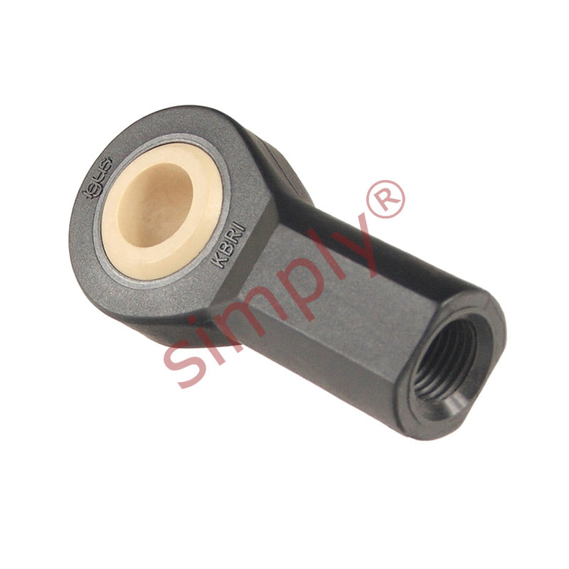 igubal KBRI08 Right Hand Female Plastic Rod End 0.5 inch Bore 1/2-20 Thread