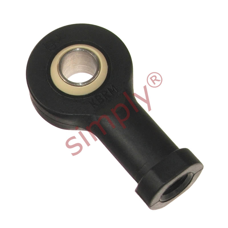 igubal KBLM05M4MH Left Hand Female Plastic Rod End 5mm Bore M4 Thread with Metal Insert