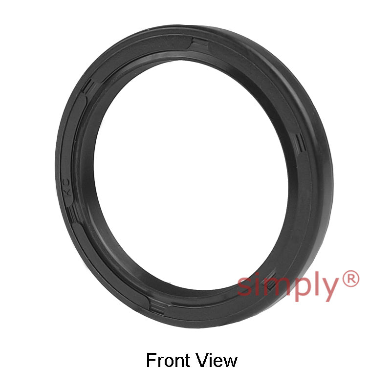 4.8x15x4mm Nitrile Rubber Douple Lip Rotary Shaft Oil Seal Springless Design KC Style