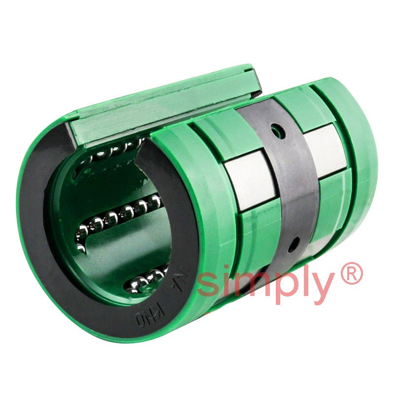 INA KNO40BPP Relubricatable Open Linear Ball Bushing with Contact Seals 40x62x80mm