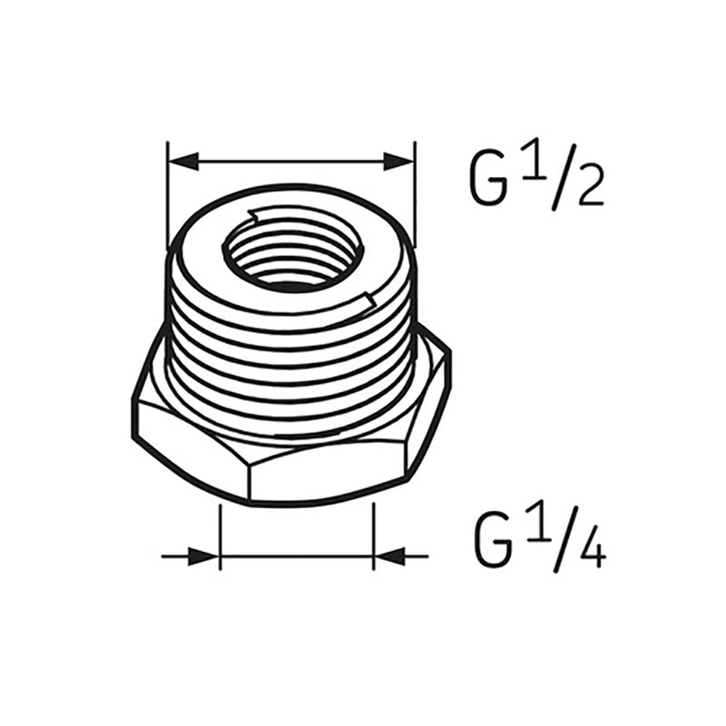 SKF LAPN1/2 Nipple G1/4 - G1/2 