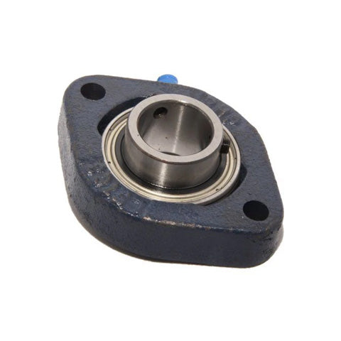 RHP LFTC17 Two Bolt Oval Cast Iron Flange Housing Bearing 17mm Bore