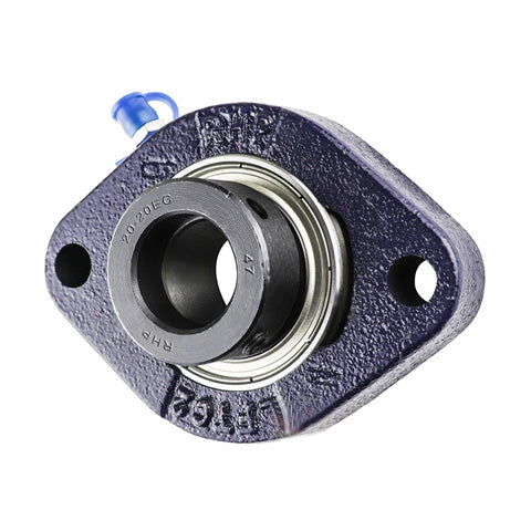 RHP LFTC1DEC Two Bolt Oval Cast Iron Flange Housing Bearing 1 inch Bore