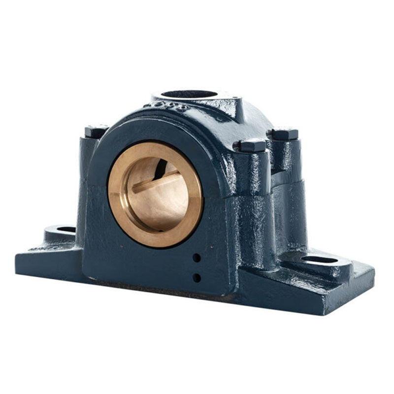 Major Brand LR52E Imperial Split Cast Iron Two Bolt Pillow / Plummer Block Housing with 3-1/4 inch Bore Gunmetal Bush Insert - Allow 3-4 Weeks