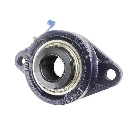RHP MSFT1035-1-1/8K Two Bolt Oval Cast Iron Flange Housing 1-1/8 inch Bore Insert