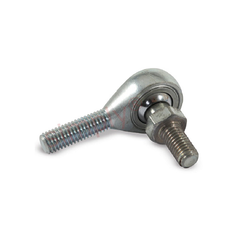 Dunlop MS-M06S Right Hand Metric Steel / PTFE Lined Maintenance Free Studded Male Rod End M6x1 Thread