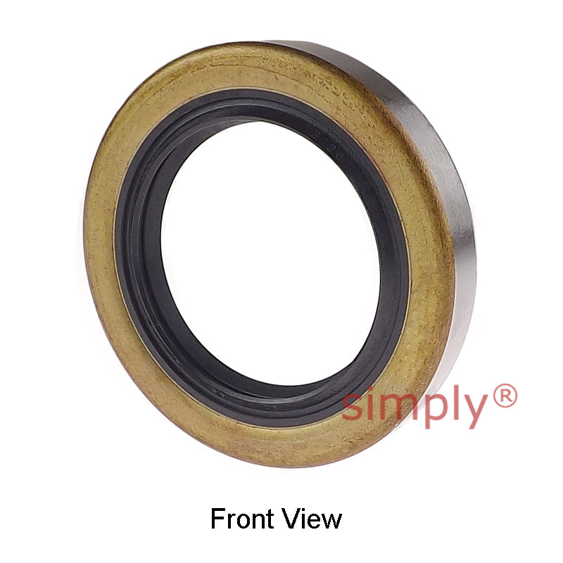 14x20x5mm Metal Cased Nitrile Rubber Single Lip Rotary Shaft Oil Seal Springless Design VB Style