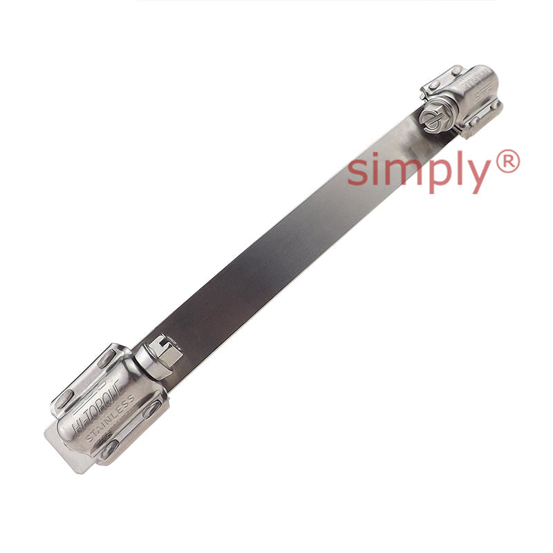 Pack of 10 - JCS MTC450 304 Stainless Steel Multi-Torque 450mm Connectors for use with 16mm Banding 