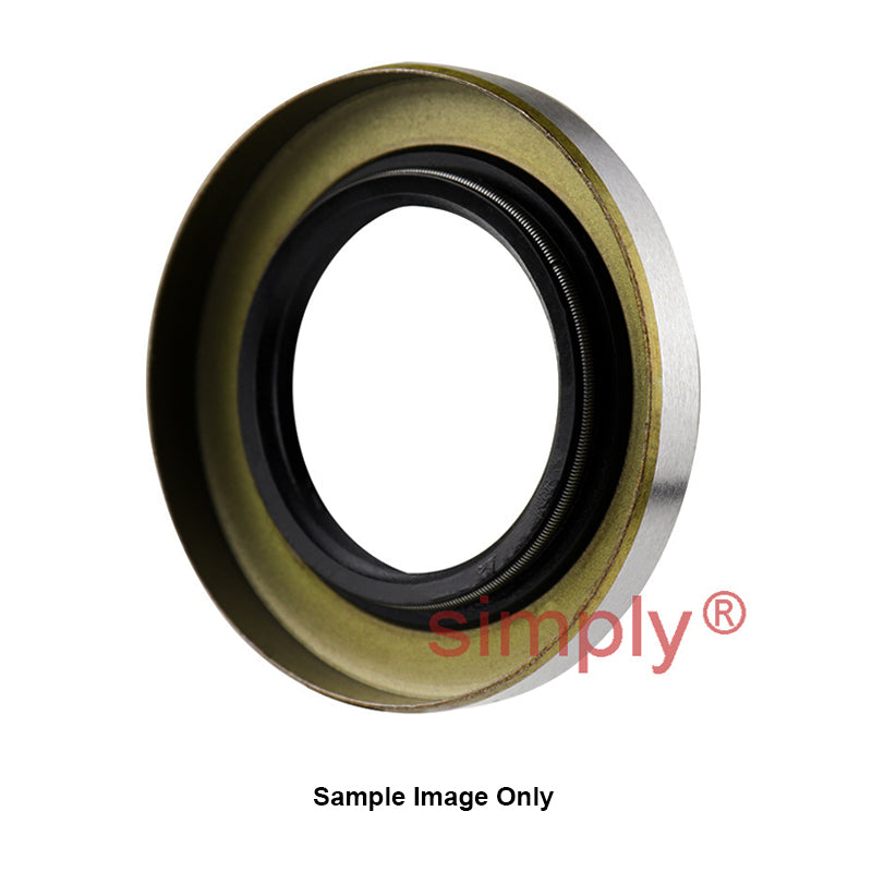 NAK 0.625x0.875x0.125 inch Metal Cased Lead-in Chamfer Nitrile Rubber Single Lip Rotary Shaft Oil Seal with Stainless Spring SM