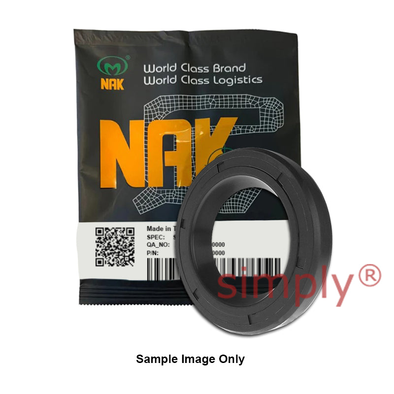 NAK 13x28x7/7.5mm HIGH PRESSURE Nitrile Rubber Double Lip Rotary Shaft Oil Seal with Extra Internal Sealing Profile with Garter Spring TCN11