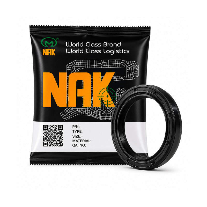 NAK 80x100x7/8mm Nitrile Rubber Double Lip Rotary Shaft Oil Seal with Garter Spring TC - Allow 7-10 Days