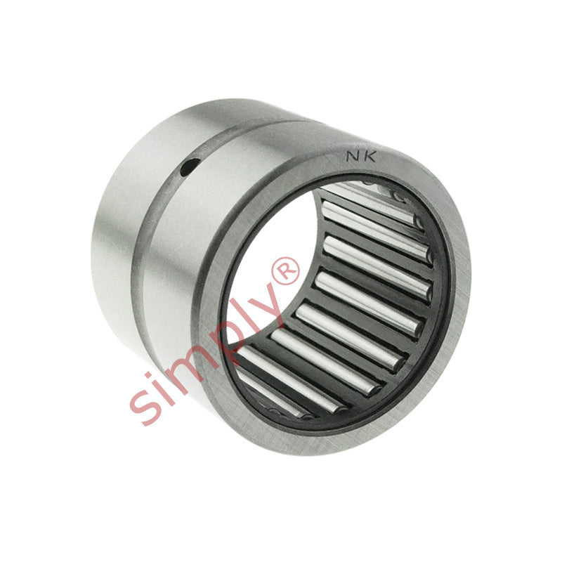 NK26/20 Budget Needle Roller Bearing with Flanges no Shaft Sleeve 26x34x20mm